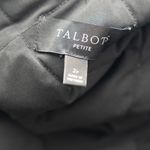 Talbots  Quilted Velvet Jacket Petite Black Photo 4