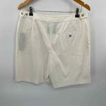 Lauren Ralph Lauren Back Porch Bermuda Shorts Womens 12 White Cotton Nylon NEW Photo 3
