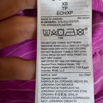 GapFit Hot Pink Stripe Performance Hoodie Athletic Running Yoga XS Photo 6