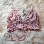 frankie's bikinis NWT  Lala Top in Sakura - Size Medium Photo 4