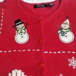 Crystal Kobe Women's Red Ugly Sweater/Cardigan Sz3XL SKU3884 Size undefined Photo 2