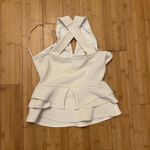 Bebe  Ivory Layered Blouse Photo 1