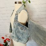 Boutique Chain Back Denim Jacket Photo 2