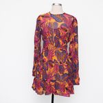 Farm Rio  |  Fruit Dream Long Sleeve Pleated Tiered Dress Photo 1