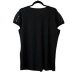 SheIn  Set/2 Crochet Top, Women's Pink Knit Blouse, Casual NWOT Short Sleeve XL # Photo 8