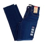 Levi's Womens 724 High Rise Dark Wash Slim Straight Jeans Blue Size 26 NWT Photo 5
