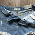 Topshop NWT Distressed Authentic High Waisted Mom Shorts Photo 8