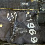 Gap Pants Women Size 28 Reg Blue Indigo Denim Jeans Straight Quiet Luxury Classy Photo 3