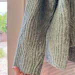 Opus Pakya Blue Green Knit Side Slit Turtleneck Jumper Sweater Small Photo 6