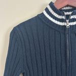 BDG Urban Outfitters Ribbed Knit Zip Up Jacket Sz S Photo 6