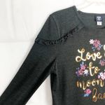 Route 66 Fairycore Romantic Chic Art Cosmic Prairie Sequin Womens Sweater Medium Photo 5