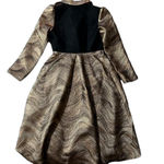 MAKING THE CUT Standard Metallic Jaquard Coat & Scarf jacket gold NWT size small Photo 10