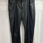 Gap  Faux Leather Vintage Slim High Rise Pants Photo 0