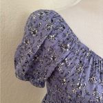 Arizona Jeans Arizona Jean Company Purple Flutter Sleeve Crop Top Photo 2