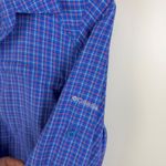 Columbia  Omni Shade Sun Protection Plaid Button Down Shirt Large Outdoors Hiking Photo 1