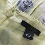 Ann Taylor Tiered Dress Floral Lemon Blue Long Sleeve Mini Flare Size 4 NEW Photo 6