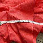 J.Crew Factory Linen Blend Ruffle Trim Shorts | Coral Pink | 6 Photo 7