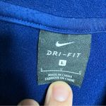 Nike dri-fit cropped sweatshirt hoodie blue size large Photo 4