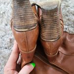 BX by Bronx Emma Knee High Camel Brown Leather Heeled Boots Size 6 1/2 Photo 8