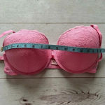 Juicy Couture Padded Pink Lace Adjustable Straps Women’s Cup Size 38DD Barbie Photo 12