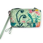 Vera Bradley new ✿ Iconic RFID All In One Little Crossbody Bag ✿ Mint Flowers ✿ Photo 9