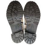 Vince Camuto Gaviana Boots Womens 7 Leather Snake Print Lace Up Modern Lug Sole Photo 11