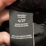 Well Worn  Pants Womens 4 Black Velvet Skinny‎ Stretch Mid Rise Casual Classic Photo 6