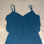 Dress the Population  Gracelyn Blouson Jersey Maxi Gown Thigh High Slit Pine S Photo 3