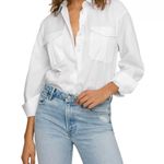 Good American The Good Shirt in White, Size 1 (Small) New w/Tag Retail $129 Photo 7