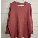 Free People Intimately Pink Waffle Thermal Top size M Photo 0
