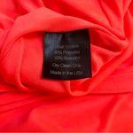 Le Superbe NWT Entourage Midi Slip Dress Hot Pink Coral Neon Slinky Satin size S Photo 6