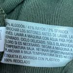 Knox Rose  Green High Rise Button Fly Cropped Straight Leg Casual Pants Size XS Photo 5