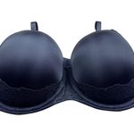 Torrid Bombshell Everyday Strapless Push-Up Bra Black Lace Trim 46DDD Photo 6