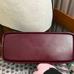 Coach  Burgundy Leather Satchel Photo 8
