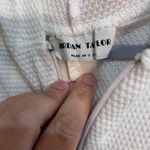 Jordan Taylor  womens waffle knit full zip starfish swim coverup white L Photo 2