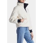 NVLT Creme Berber Faux Down Cropped Puffer Jacket Photo 2
