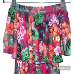 Show Me Your Mumu  Rosarita floral romper size xsmall off the shoulder semi sheer Photo 8
