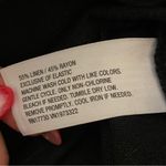 Wild Fable Target -  Ruched Linen Slip Dress, Black, Size XXS, NWOT Photo 5