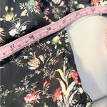 Sam Edelman  Black Chiffon Lace Floral Print Robe Kimono Bohemian Medium Photo 4