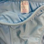 Xhilaration High Leg Scoop Waist Side Tie Blue Bikini XL Photo 1