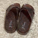 J.Crew 🔵  tortoise cross over strappy sandal flats Photo 2