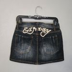 Ed Hardy Y2K  Denim Mini Skirt Photo 2