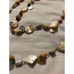 Lot of 4 Necklaces Rhinestone Shell Beads & Crystal Pendant White Photo 6