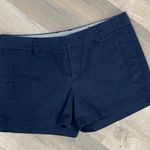Stylus Mid Rise Twill Chino Shorts Navy Blue 6 Blue Photo 0