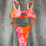 ONEONE Swimwear OneOne Orange Print Bikini Set  Photo 6