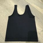 A New Day women’s seamless slim fit tank top - black: ribbed scoop neck Photo 1