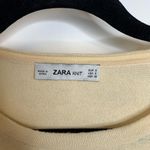 Kuhl ZARA Knit Butter Cream Twist Front Cropped Top Sz Small Photo 3
