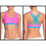 Adidas 💕 SWIMWEAR💕 Crossback Bikini TOP Neon Pink Photo 1