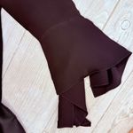 Laffayette 148 long sleeve tunic top shirt blouse w/ ruffle Belle sleeves large Black Size XL Photo 1