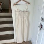 Reformation NWT  Lakia Tweed Midi Dress in Ivory Photo 5